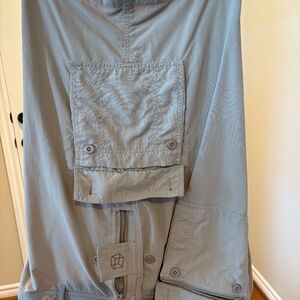 Clothing Arts Mens Adventure Travel Shorts P-Cubed Pick-Pocket Proof Khaki 42